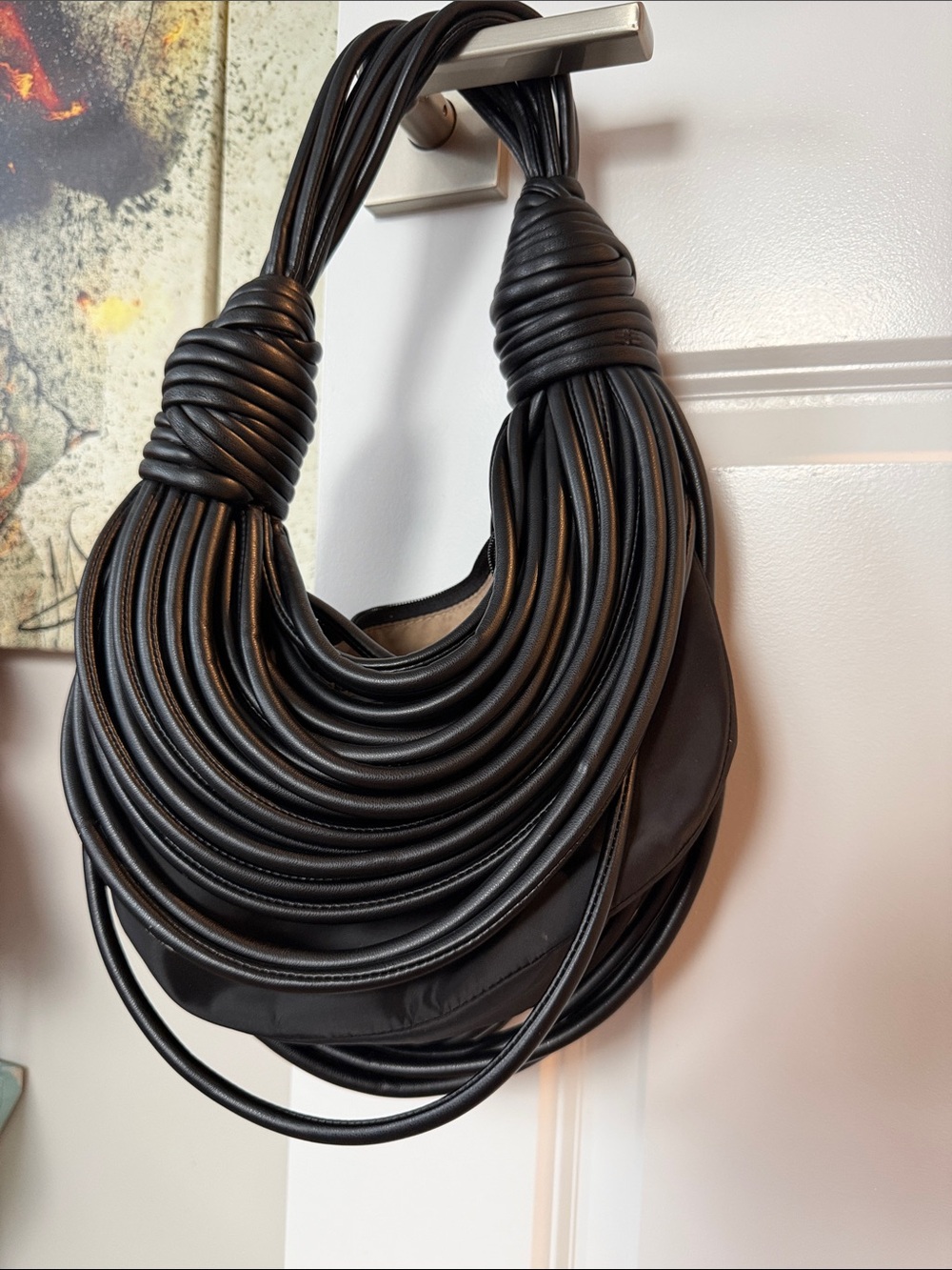 Chinese Laundry Black Multi-Rope Shoulder Bag